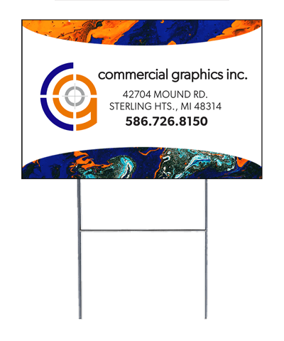 Yard Signs and lawn signs for Print company